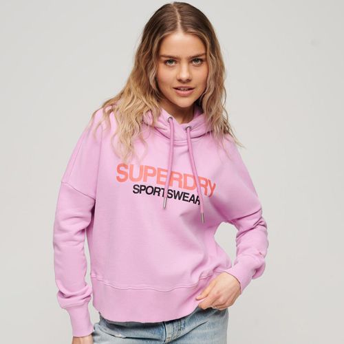 Buzo Cerrado Para Mujer Sportswear Boxy Hood Superdry