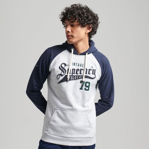 Buzo Cerrado Para Hombre Vintage Logo Emb Baseball Hood Superdry