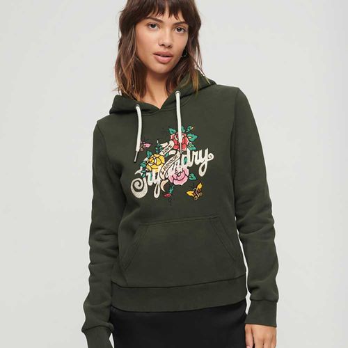 Buzo Cerrado Para Mujer Tattoo Script Graphic Superdry