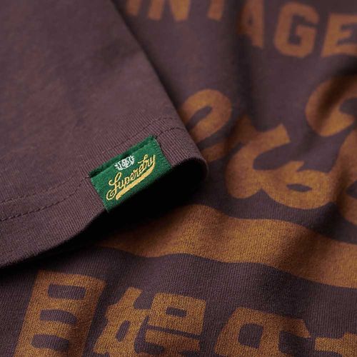 Camiseta Para Hombre Premium Goods Graphic Superdry