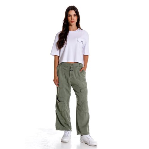Camiseta Manga Corta Para Mujer Mazament Girbaud
