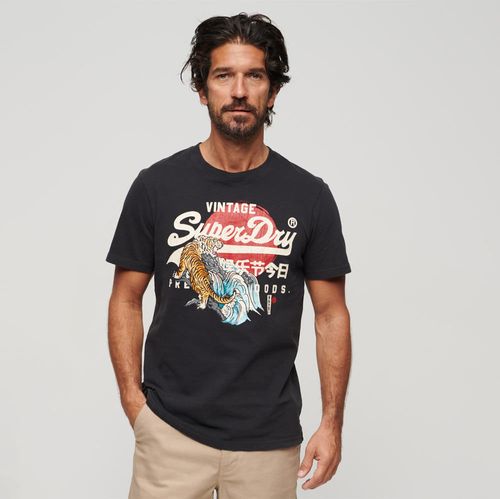 Camiseta Manga Corta Para Hombre Tokyo Vl Graphic Superdry