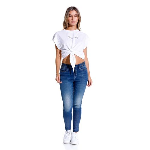 Camiseta Manga Corta Para Mujer Creme Girbaud