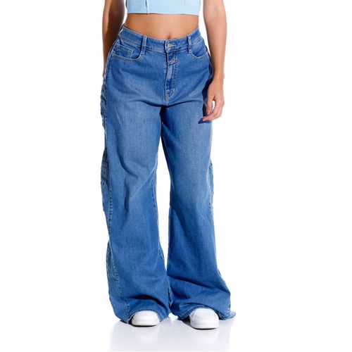 Jean Rigido Para Mujer Relief Long Girbaud