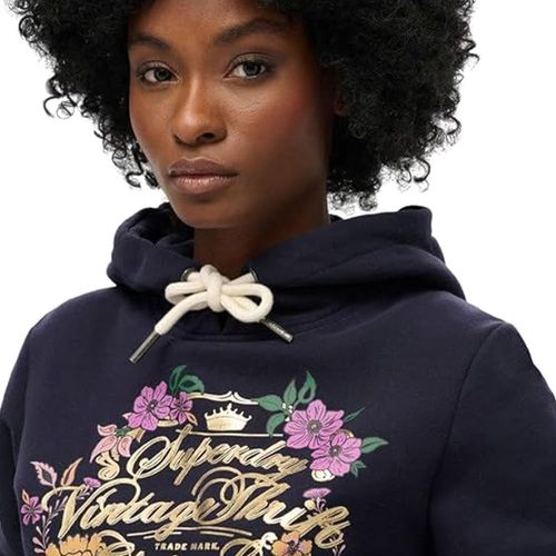 Buzo Cerrado Para Mujer Floral Graphic Logo Superdry