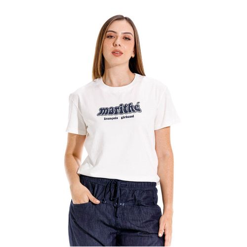 Camiseta Manga Corta Para Mujer Le Marithe Girbaud