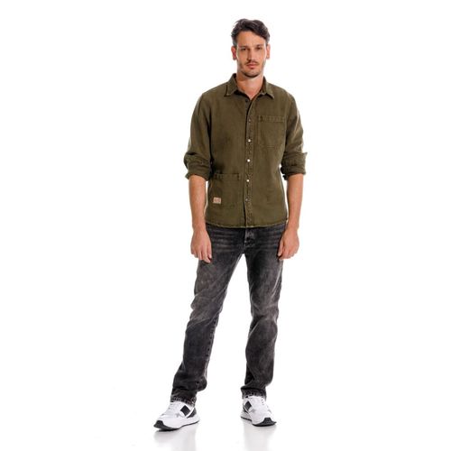 Camisa Manga Larga Para  Hombre Atelier Girbaud