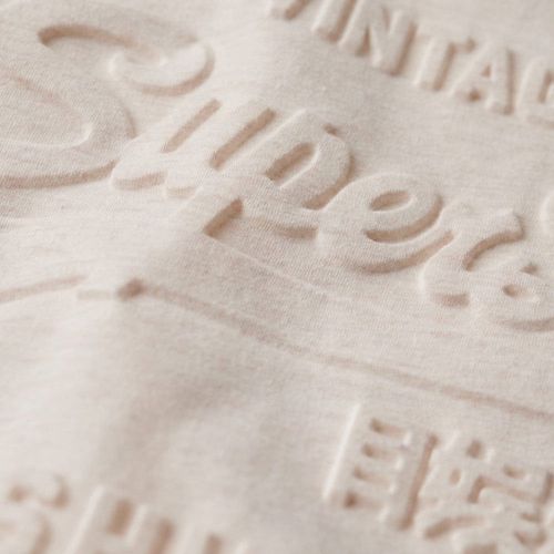 Camiseta Manga Corta Para Mujer Embossed Vl Relaxed Superdry
