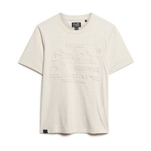 Camiseta Manga Corta Para Mujer Embossed Vl Relaxed Superdry