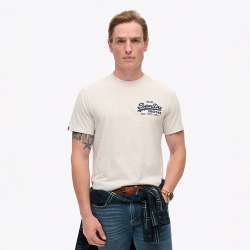 Camiseta Manga Corta Para Hombre Classic Vl Graphic Superdry