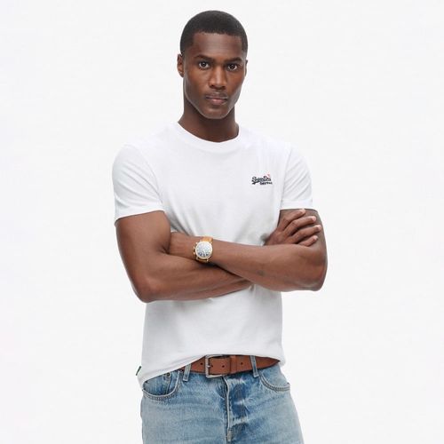 Camiseta Manga Corta Para Hombre Essential Contrast Emb Tee Superdry