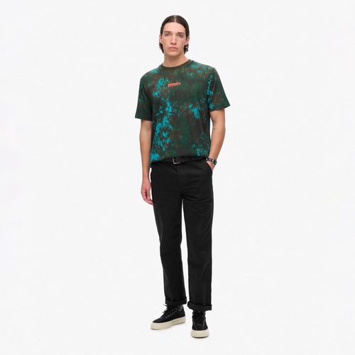 Camiseta Manga Corta Para Hombre Utility Camo Graphic Loose Tee Superdry