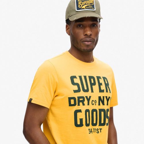 Camiseta Manga Corta Para Hombre Embroidered Script Graphic Tee Superdry