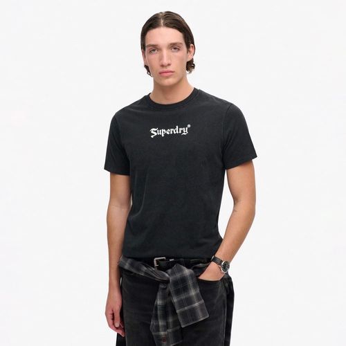 Camiseta Manga Corta Para Hombre Retro Rock Graphic Superdry