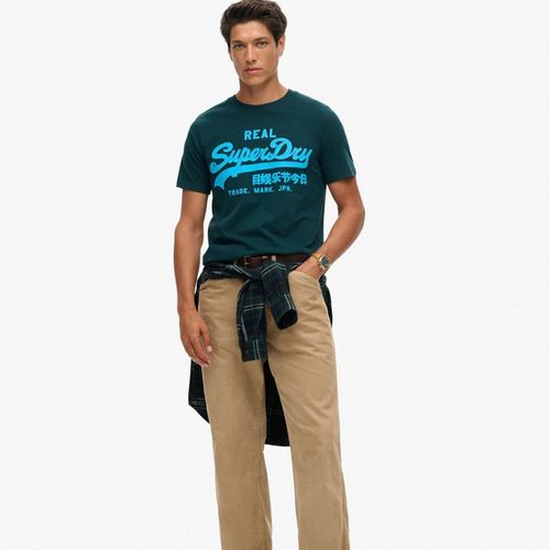 Camiseta Manga Corta Para Hombre Neon Vl Graphic Superdry