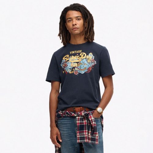 Camiseta Manga Corta Para Hombre Tokyo Vl Graphic T Shirt Superdry