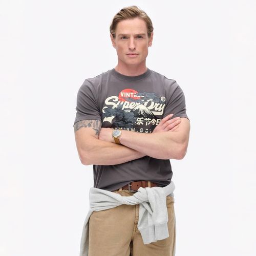 Camiseta Manga Corta Para Hombre Tokyo Vl Graphic T Shirt Superdry