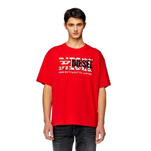 Camiseta Manga Corta Para Hombre T-Boxt Camiseta Diesel