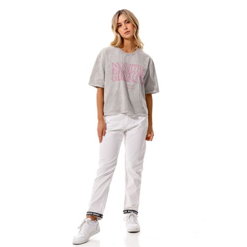 Camiseta Manga Corta Para Mujer Lueur Girbaud