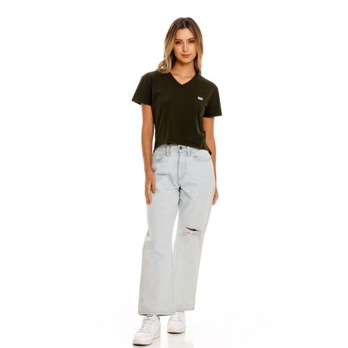 Camiseta Manga Corta Para Mujer Rose Girbaud