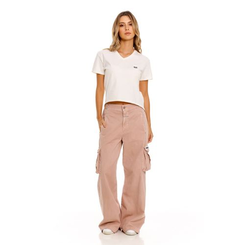 Camiseta Manga Corta Para Mujer Rose Girbaud
