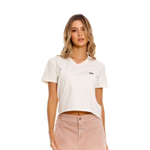 Camiseta Manga Corta Para Mujer Rose Girbaud
