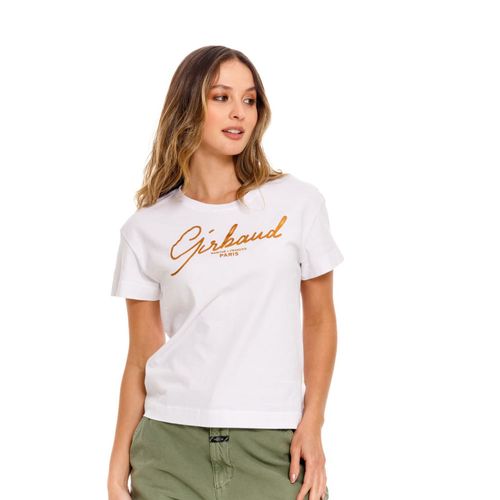 Camiseta Manga Corta Para Mujer Girbaud