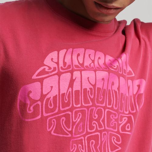 Camiseta Manga Corta Para Hombre Vintage Psych Rock Script Superdry 55505