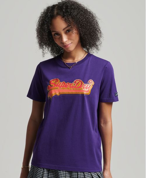 Camiseta Para Mujer Vintage Seasonal Superdry 51197