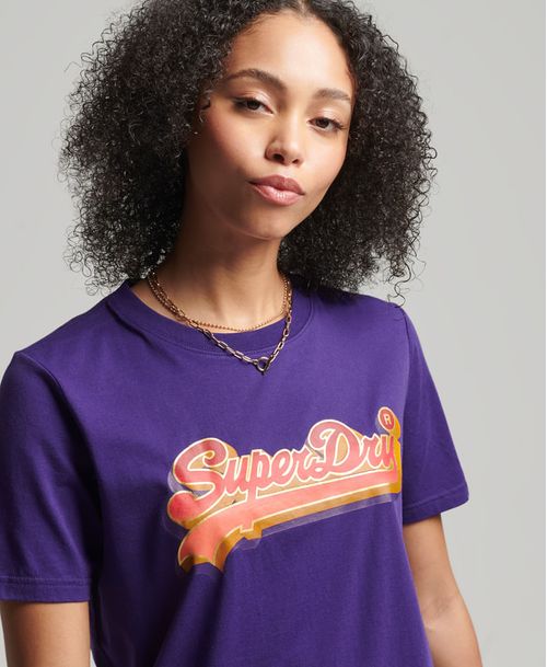 Camiseta Para Mujer Vintage Seasonal Superdry 51197